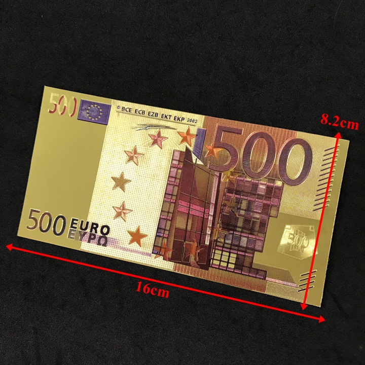 Tiền 500 EURO mạ vàng - SP000146